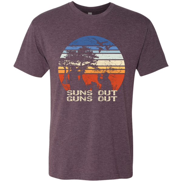 Suns Out Duck Hunting Triblend Tee
