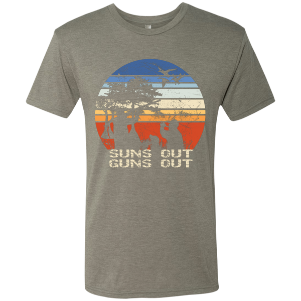Suns Out Duck Hunting Triblend Tee