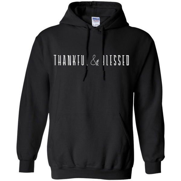 Thankful and Blessed Hoodie Sweatshirt Black