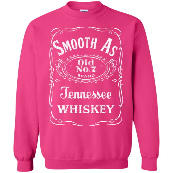 Smooth as Tennessee Whiskey Crewneck Sweatshirt Pink