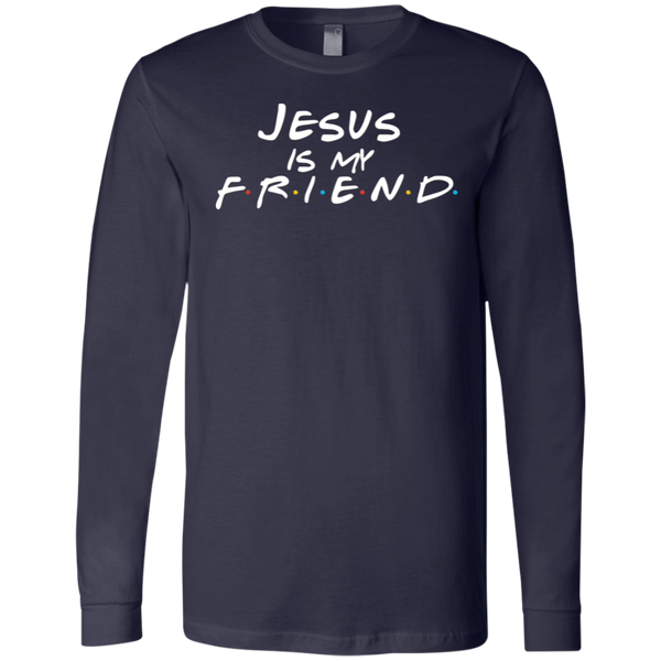 Jesus is my Friend Soft Unisex Long Sleeve Tee