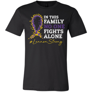 In This Family No One Fights Alone Bella Youth Tee