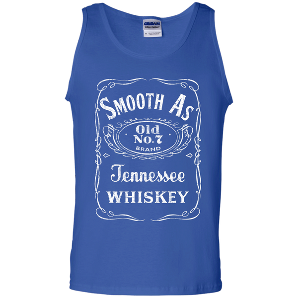 Smooth as Tennessee Whiskey Mens Muscle Tank Blue