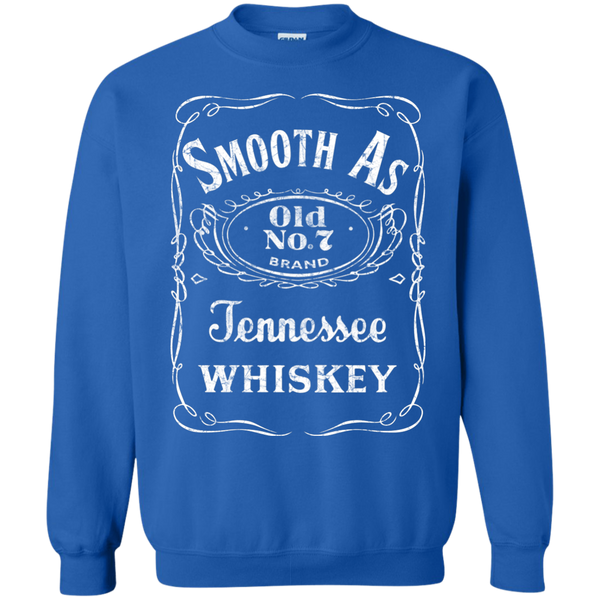 Smooth as Tennessee Whiskey Crewneck Sweatshirt Blue