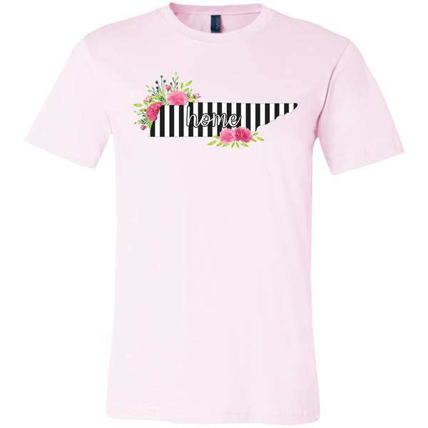 Tennessee Home Striped Floral Soft Tee