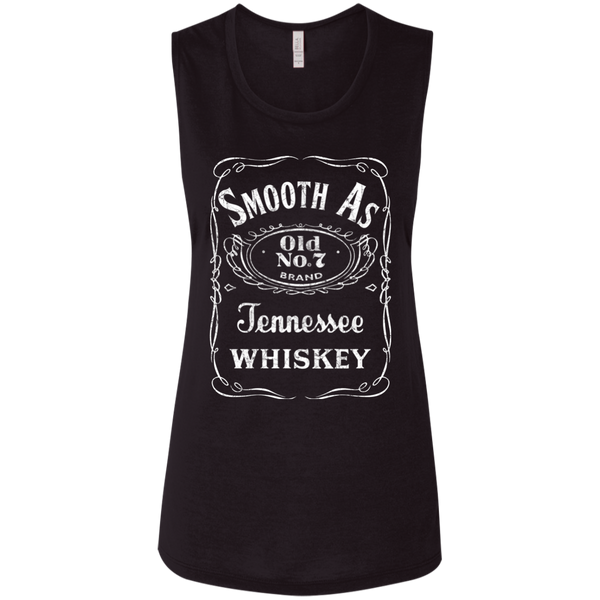 Smooth as Tennessee Whiskey Flowy Muscle Tank Black