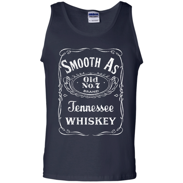 Smooth as Tennessee Whiskey Mens Muscle Tank Navy