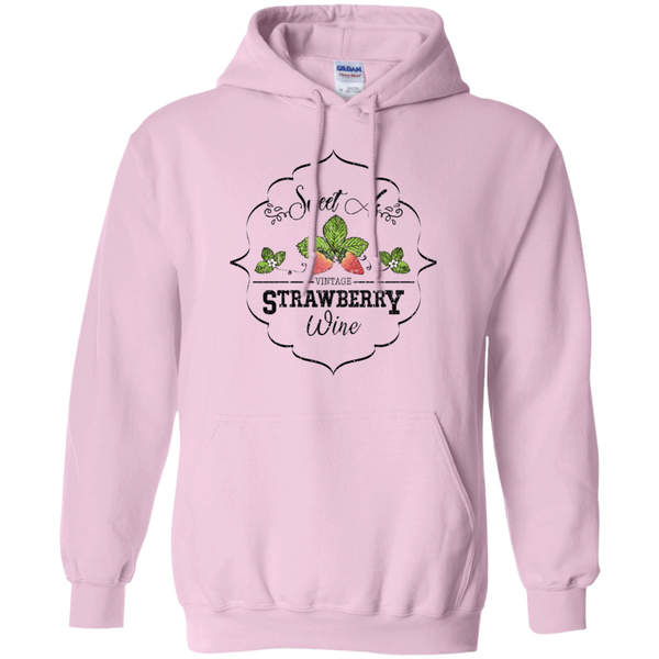 Sweet as Strawberry Wine Hoodie Sweatshirt Pink