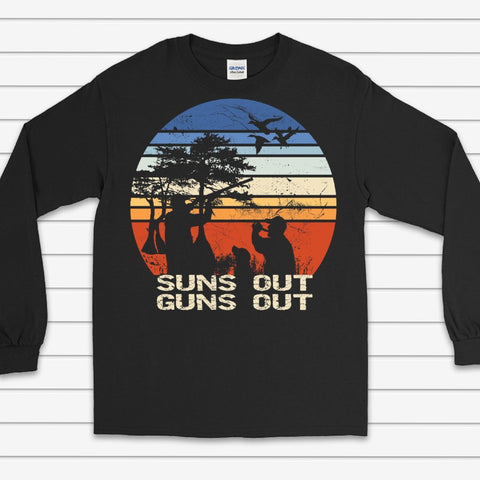 Suns Out Duck Hunting Long Sleeve Tee