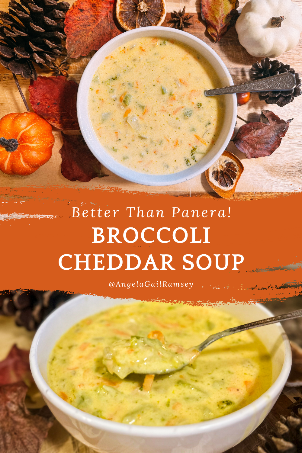 Broccoli Cheddar Soup Better Than Panera Pinterest Image